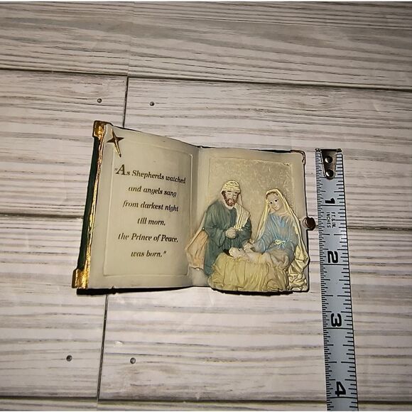 Vintage Magic Creations The Story Of Christmas Nativity Scene Holiday Decor 1998 - Picture 8 of 9